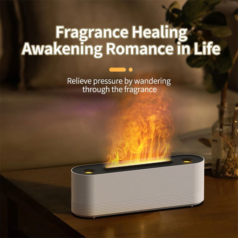Best flame air humidifier with ultrasonic aroma diffuser - Once & AGAIN Home Appliance Shop