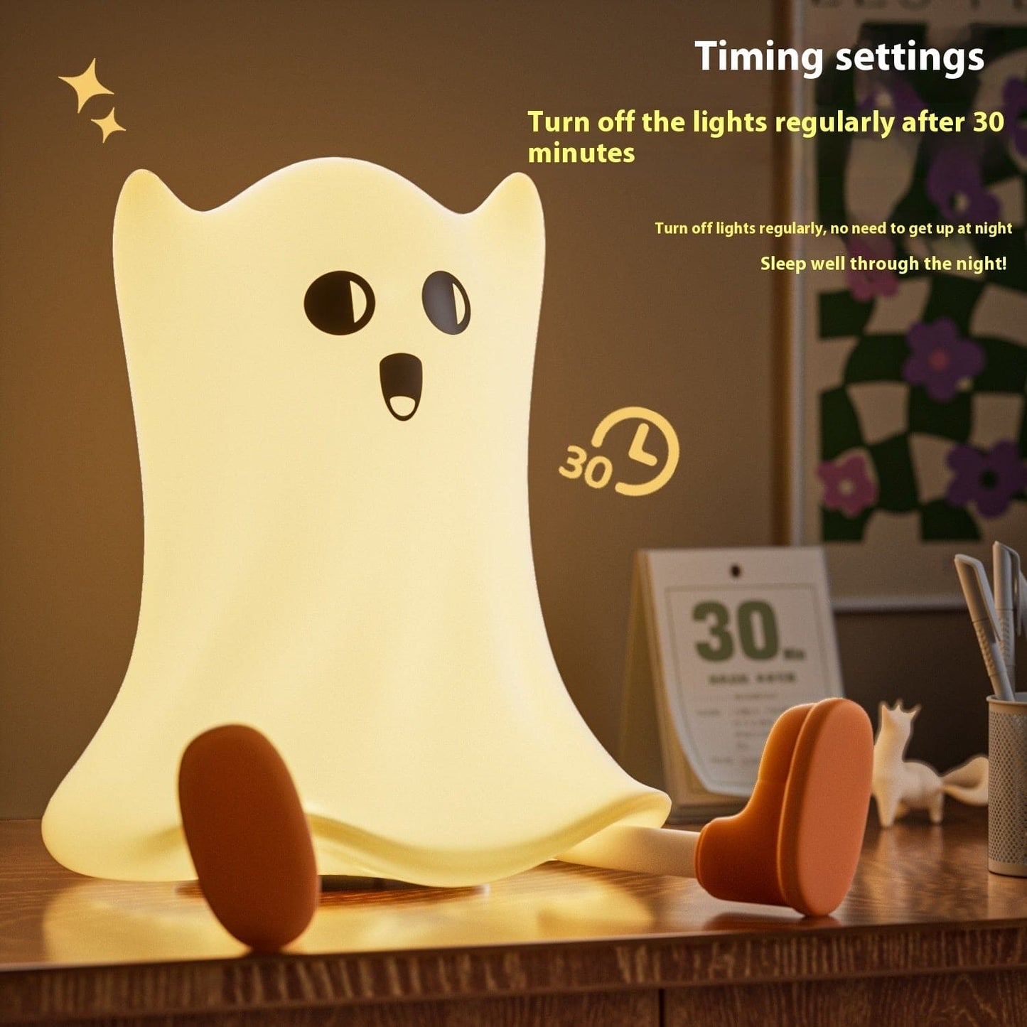 Halloween Silicone Ghost Lamp For Party - Once & AGAIN Home Appliance Shop
