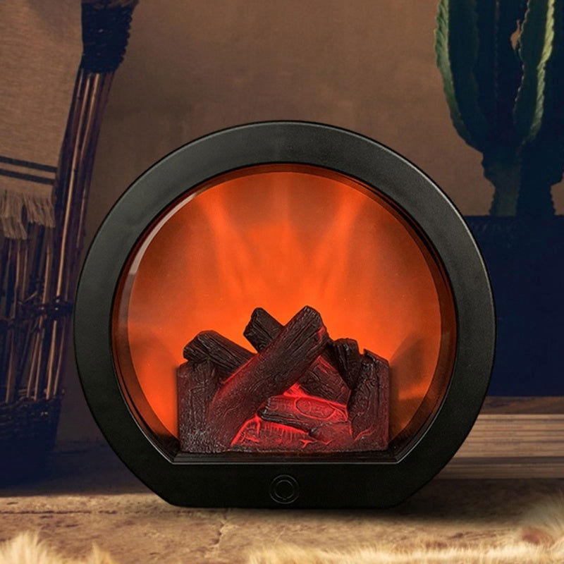 Simulation Fireplace Lamp With 3D Flame Effect - Once & AGAIN Home Appliance Shop