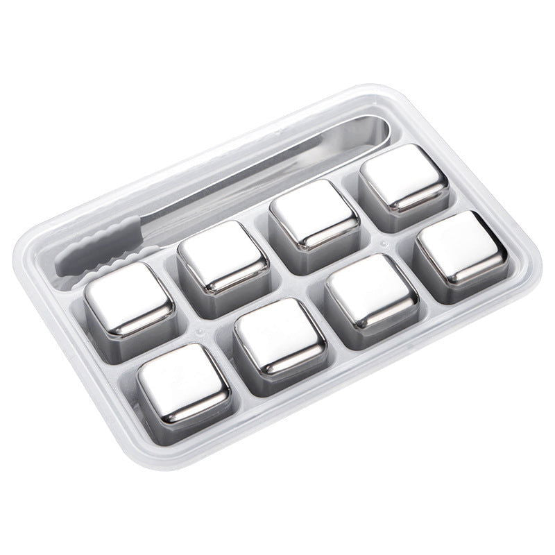 Stainless Steel Beverage Ice Cubes For Whiskey And Wine - Once & AGAIN Home Appliance Shop