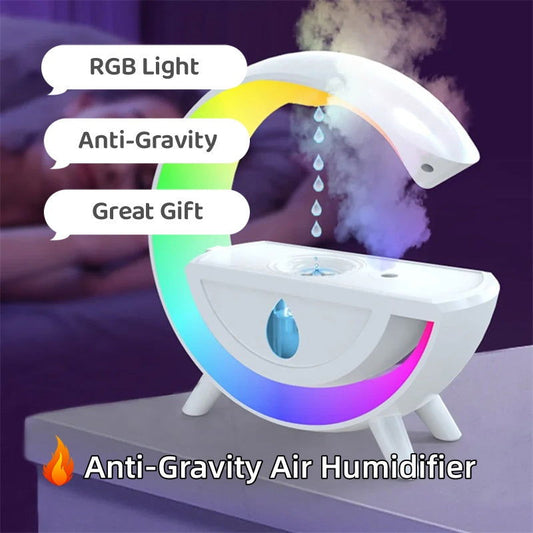 Anti-Gravity Air Humidifier with 7 color LED lights - Once & AGAIN Home Appliance Shop