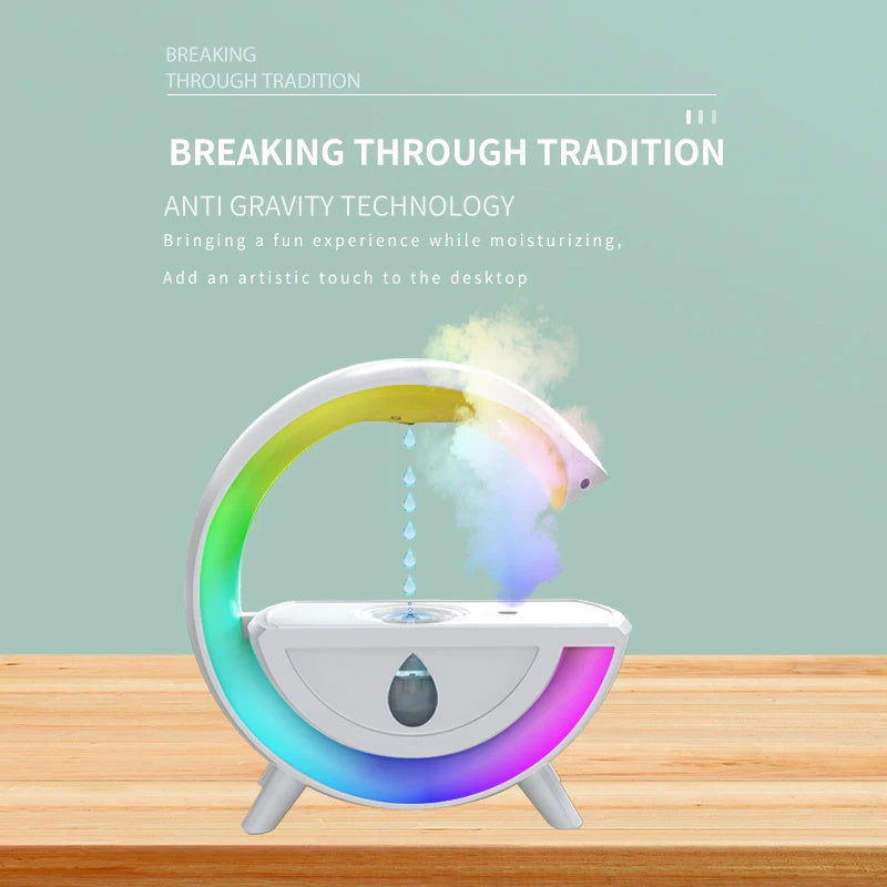 Anti-Gravity Air Humidifier with 7 color LED lights - Once & AGAIN Home Appliance Shop
