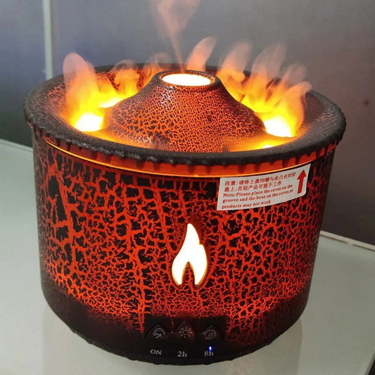 Aromatherapy humidifier with volcano and jellyfish spray - Once & AGAIN Home Appliance Shop