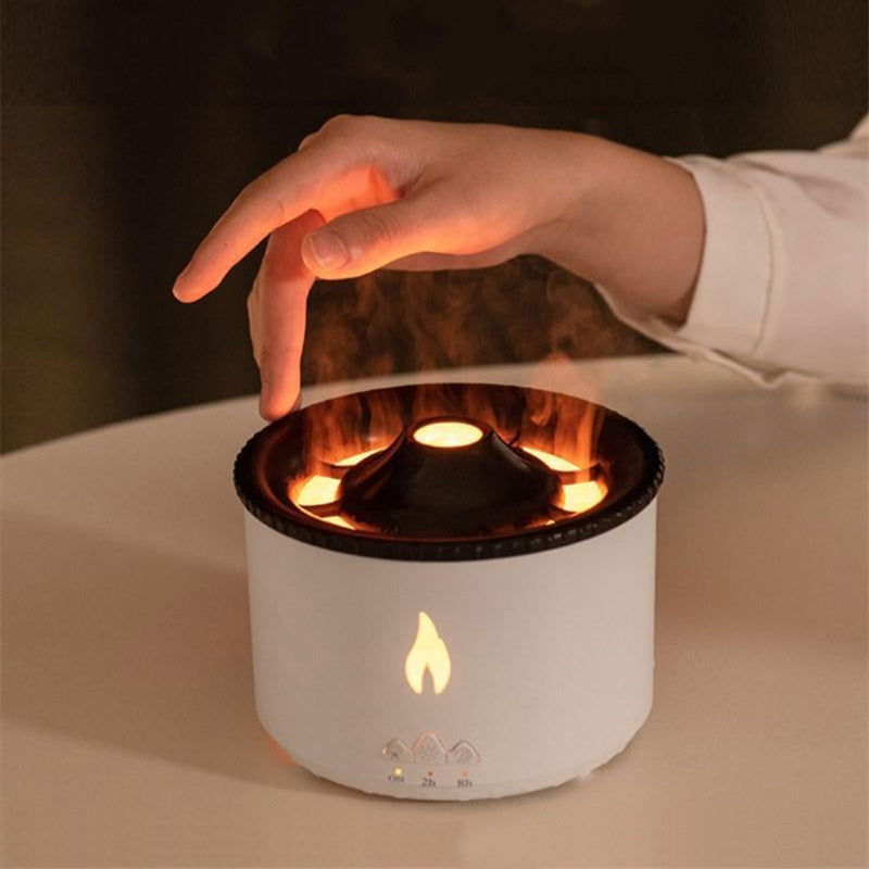 Aromatherapy humidifier with volcano and jellyfish spray - Once & AGAIN Home Appliance Shop