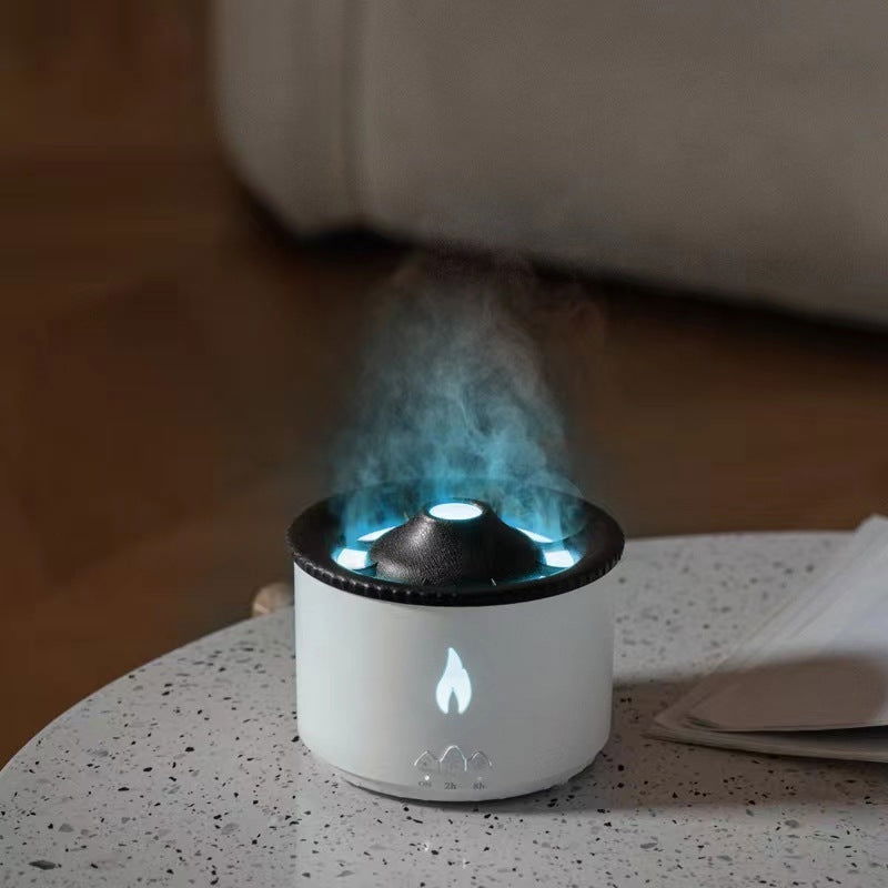 Aromatherapy humidifier with volcano and jellyfish spray - Once & AGAIN Home Appliance Shop