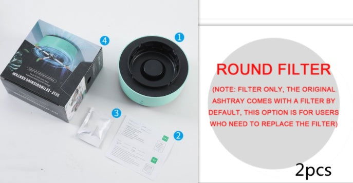 Automatic Smoke Removal Ashtray With Anion Purification - Once & AGAIN Home Appliance Shop
