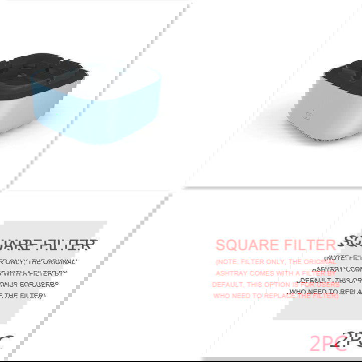 Automatic Smoke Removal Ashtray With Anion Purification - Once & AGAIN Home Appliance Shop