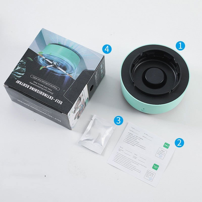 Automatic Smoke Removal Ashtray With Anion Purification - Once & AGAIN Home Appliance Shop