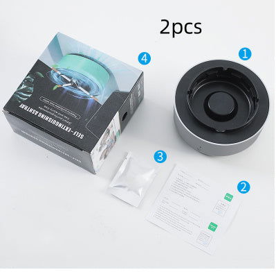 Automatic Smoke Removal Ashtray With Anion Purification - Once & AGAIN Home Appliance Shop
