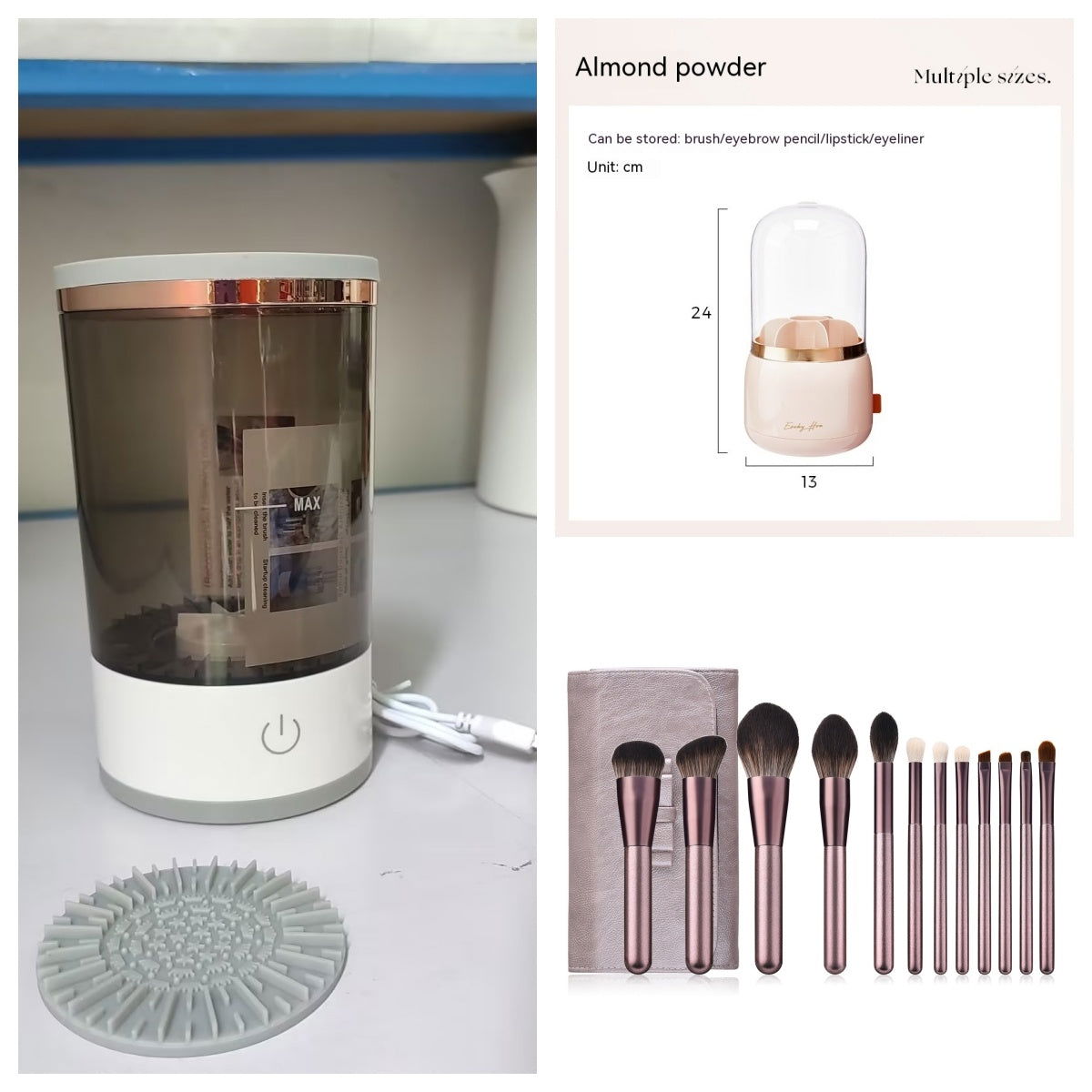 Best Makeup brush cleaner with drying function - Once & AGAIN Home Appliance Shop