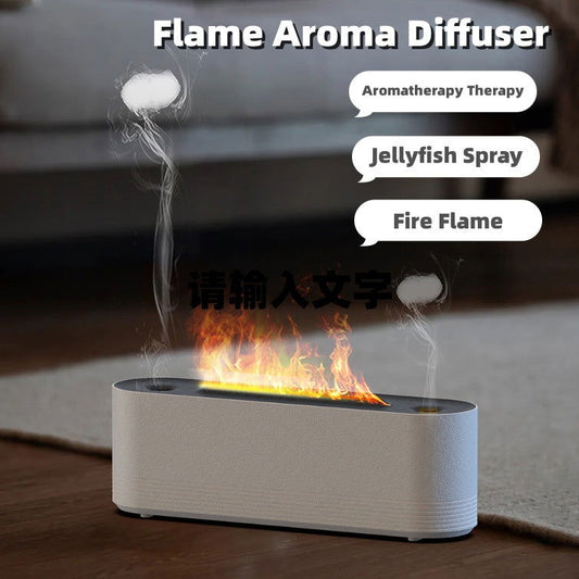 Best flame air humidifier with ultrasonic aroma diffuser - Once & AGAIN Home Appliance Shop