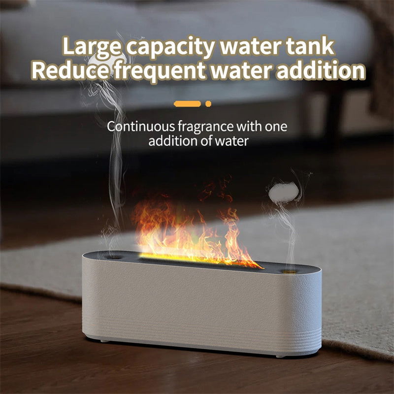 Best flame air humidifier with ultrasonic aroma diffuser - Once & AGAIN Home Appliance Shop