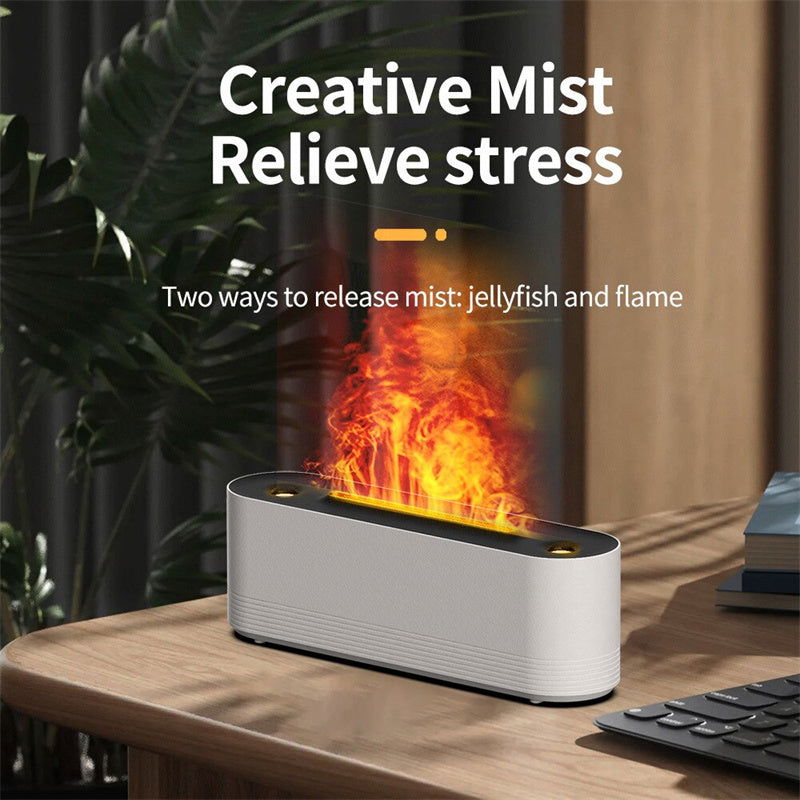 Best flame air humidifier with ultrasonic aroma diffuser - Once & AGAIN Home Appliance Shop