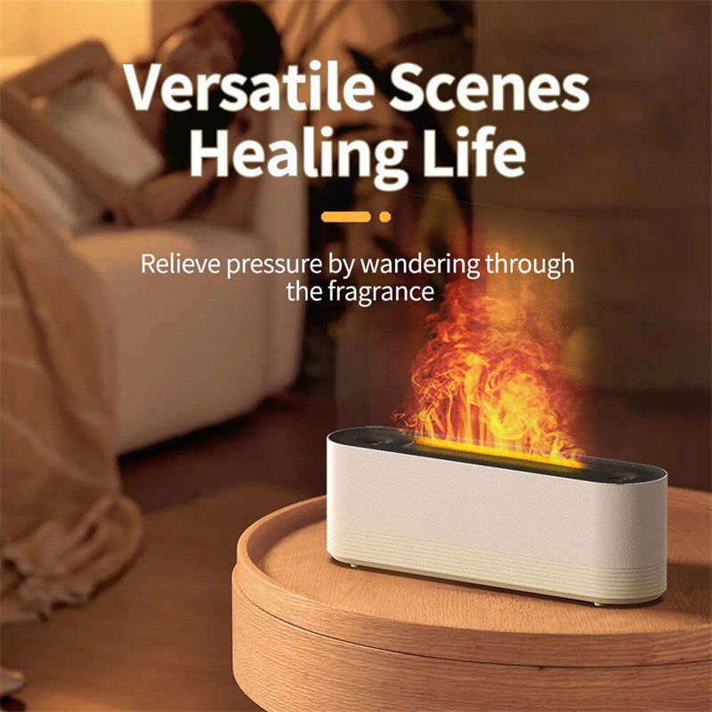 Best flame air humidifier with ultrasonic aroma diffuser - Once & AGAIN Home Appliance Shop