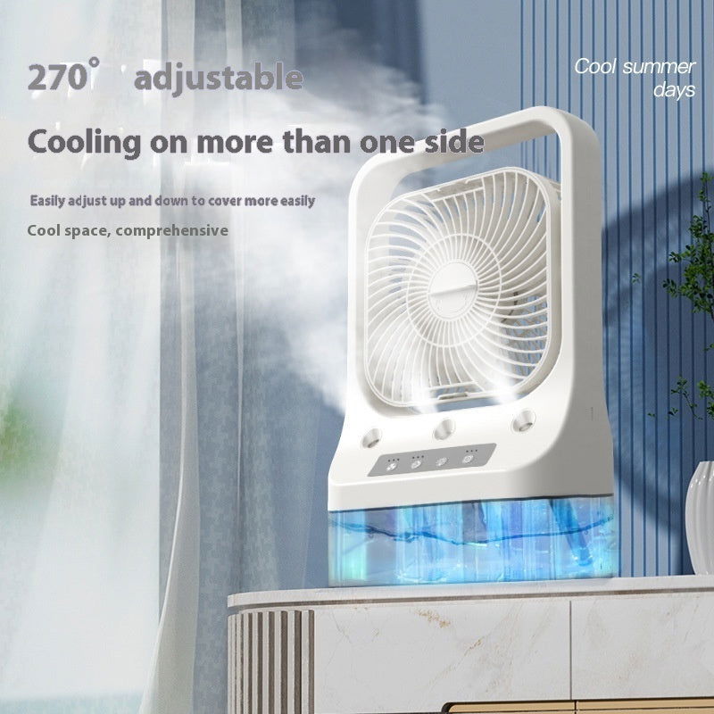 Compact Air Cooling Fan With Adjustable Head And Water Tank - Once & AGAIN Home Appliance Shop