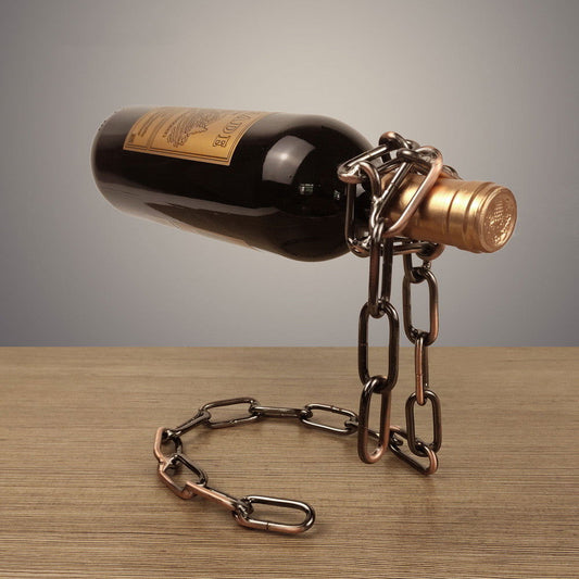 Decorative Iron Chain Wine Rack for kitchen - Once & AGAIN Home Appliance Shop