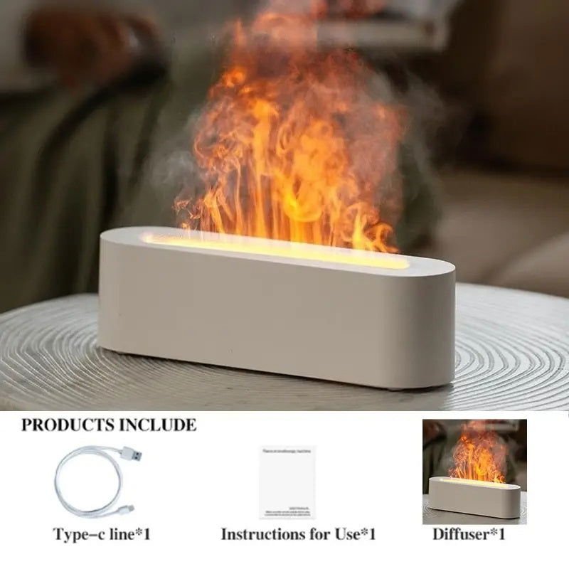 Flame Aroma Diffuser For Stress Relief And Relaxation - Once & AGAIN Home Appliance Shop