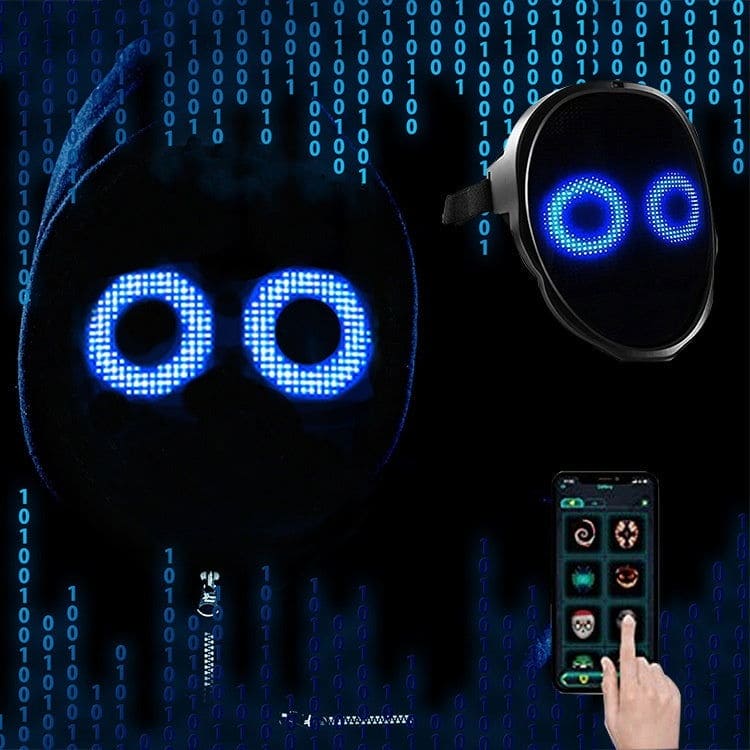 Halloween LED Face Masks With Sound Effects - Once & AGAIN Home Appliance Shop