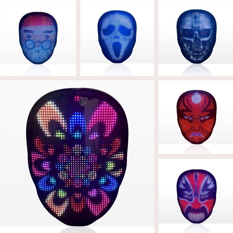 Halloween LED Face Masks With Sound Effects - Once & AGAIN Home Appliance Shop