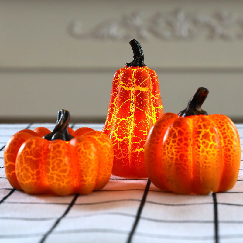 Halloween Pumpkin Lantern With LED Candle Light - Once & AGAIN Home Appliance Shop