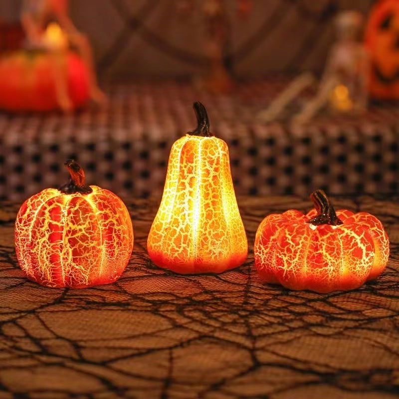 Halloween Pumpkin Lantern With LED Candle Light - Once & AGAIN Home Appliance Shop