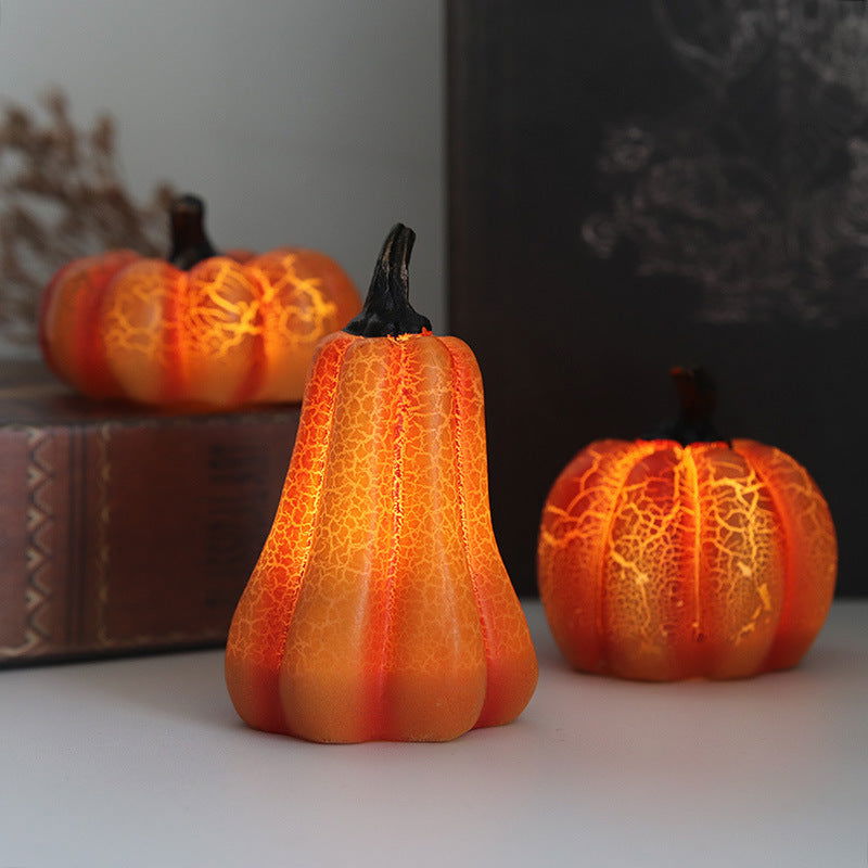 Halloween Pumpkin Lantern With LED Candle Light - Once & AGAIN Home Appliance Shop