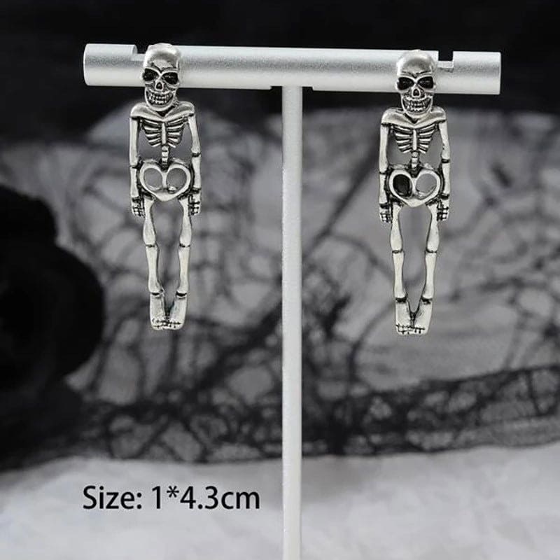 Halloween Skull Earrings With Simulation Design - Once & AGAIN Home Appliance Shop