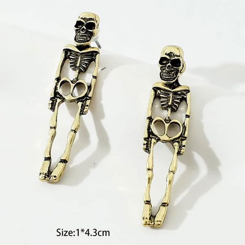 Halloween Skull Earrings With Simulation Design - Once & AGAIN Home Appliance Shop