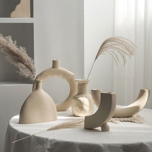 Handcrafted Decorative Ceramic Vase for Home Decoration - Once & AGAIN Home Appliance Shop