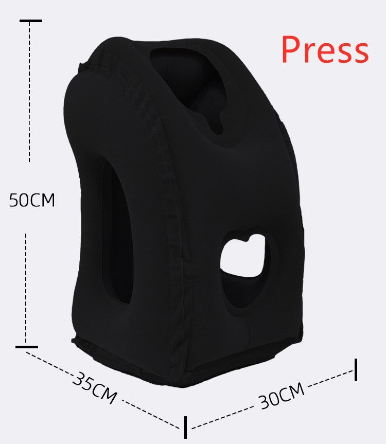 Inflatable Travel Pillow For Neck And Chin Support - Once & AGAIN Home Appliance Shop