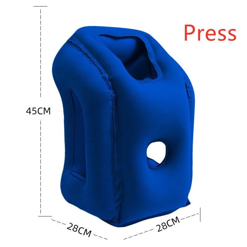 Inflatable Travel Pillow For Neck And Chin Support - Once & AGAIN Home Appliance Shop