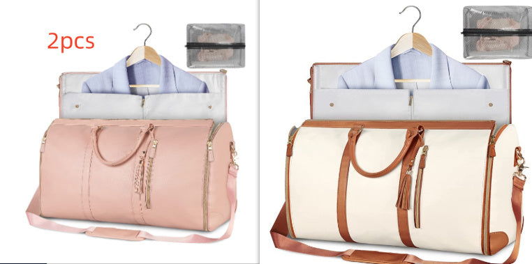 Large Capacity Stylish Travel Duffle Bag With Compartments - Once & AGAIN Home Appliance Shop
