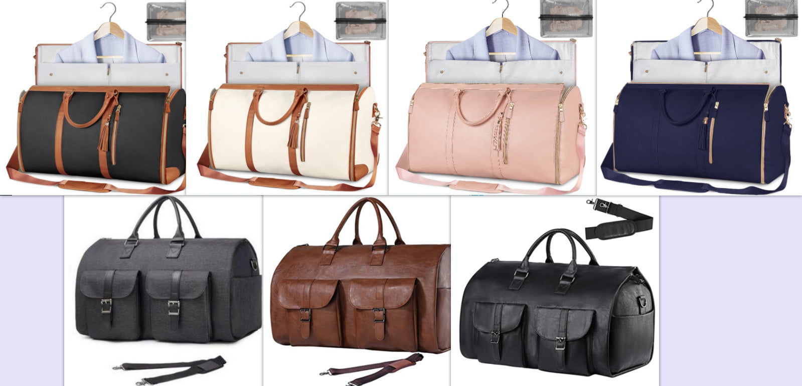 Large Capacity Stylish Travel Duffle Bag With Compartments - Once & AGAIN Home Appliance Shop