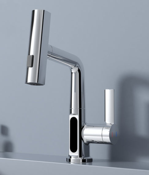 Modern Pull-Out Basin Faucet With Temperature Display - Once & AGAIN Home Appliance Shop