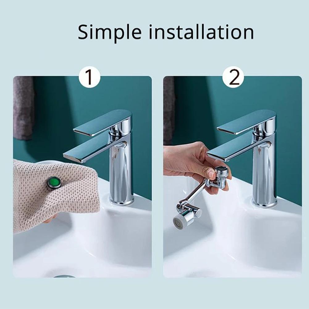 Multifunction Faucet Extender With 1080-Degree Rotation - Once & AGAIN Home Appliance Shop