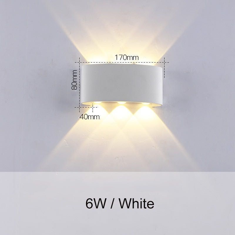 Outdoor Waterproof LED Wall Lamp For Balcony - Once & AGAIN Home Appliance Shop