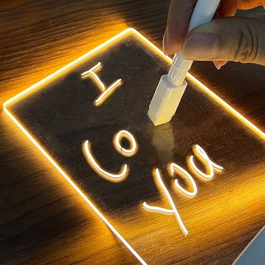 Portable LED night light with message board - Once & AGAIN Home Appliance Shop