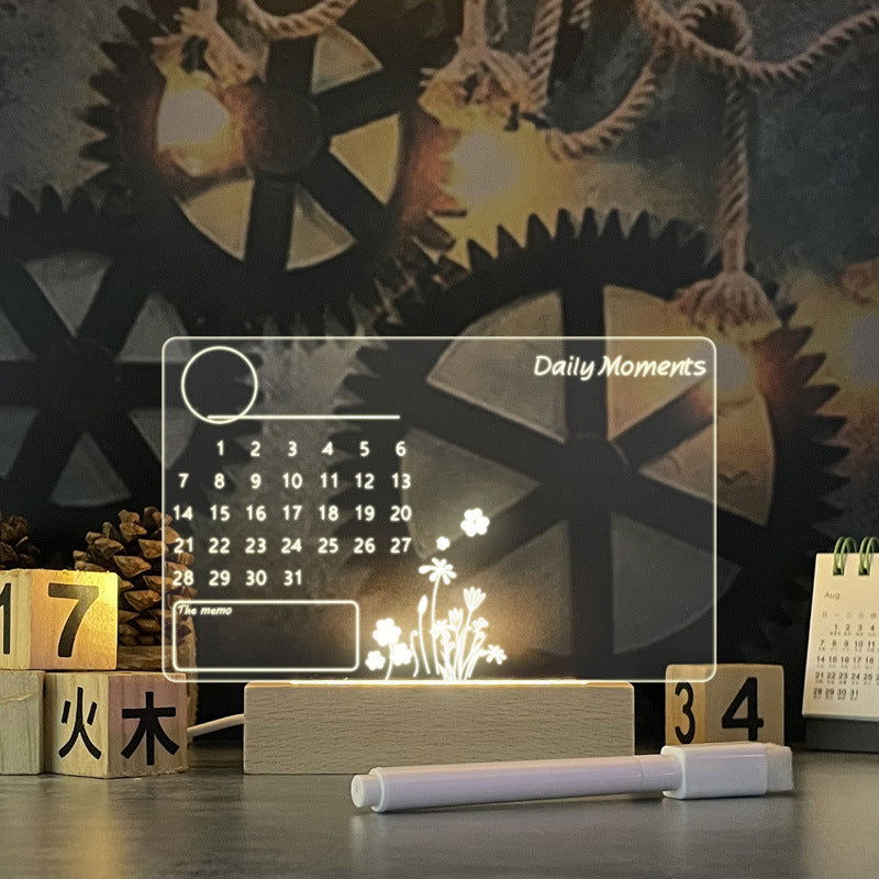 Portable LED night light with message board - Once & AGAIN Home Appliance Shop