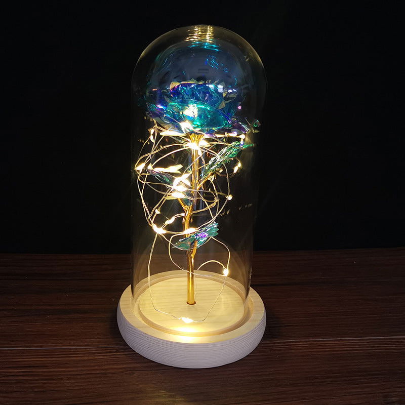 Romantic enchanted rose flower with LED light for gifts - Once & AGAIN Home Appliance Shop