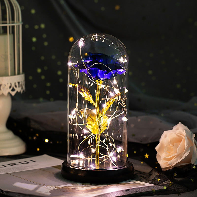 Romantic enchanted rose flower with LED light for gifts - Once & AGAIN Home Appliance Shop