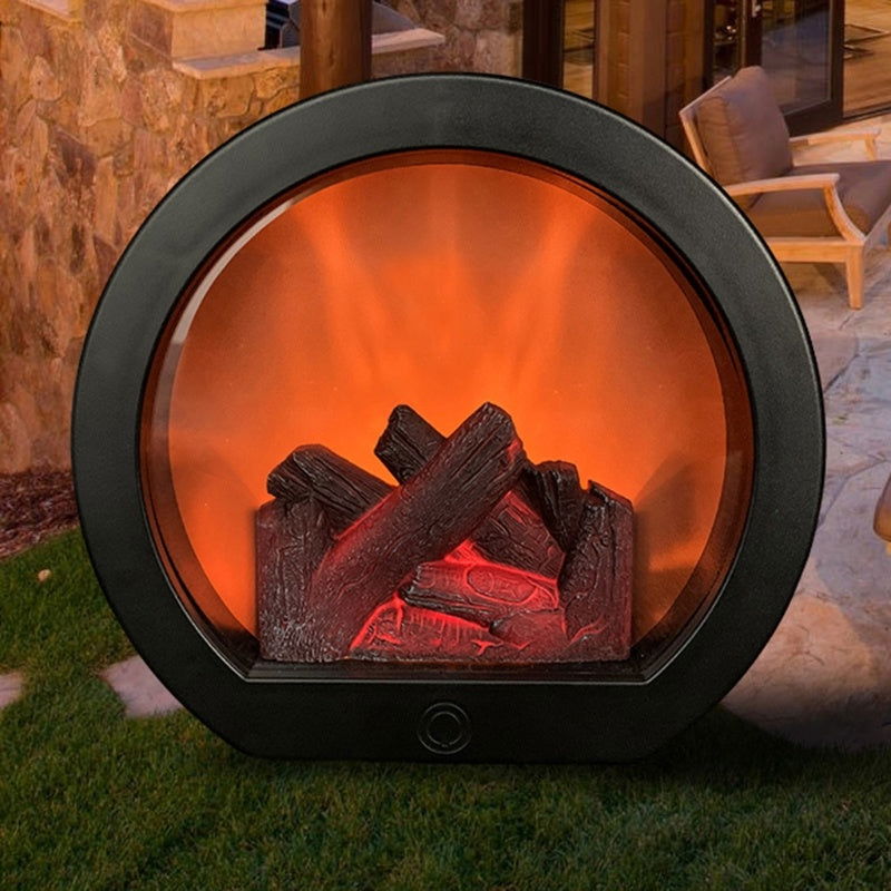 Simulation Fireplace Lamp With 3D Flame Effect - Once & AGAIN Home Appliance Shop