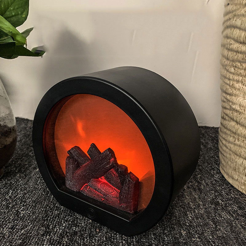 Simulation Fireplace Lamp With 3D Flame Effect - Once & AGAIN Home Appliance Shop
