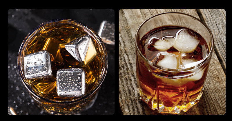 Stainless Steel Beverage Ice Cubes For Whiskey And Wine - Once & AGAIN Home Appliance Shop