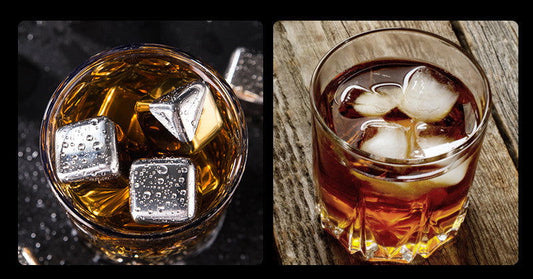 Stainless Steel Beverage Ice Cubes For Whiskey And Wine - Once & AGAIN Home Appliance Shop