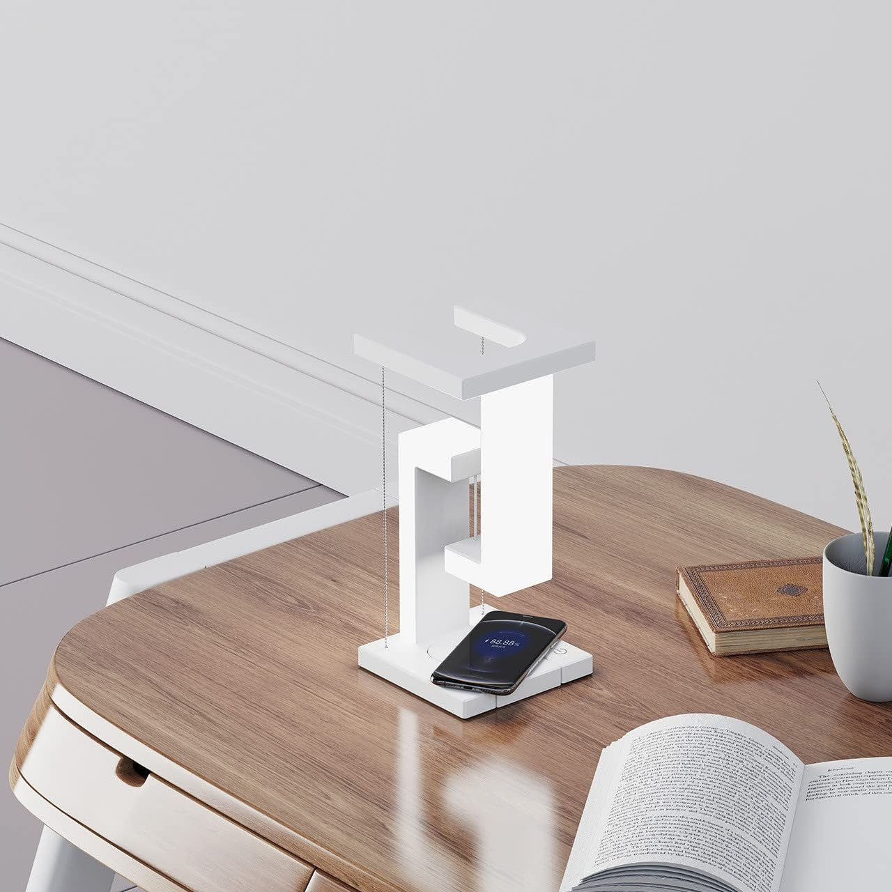 Stylish suspension lamp with wireless charging feature - Once & AGAIN Home Appliance Shop