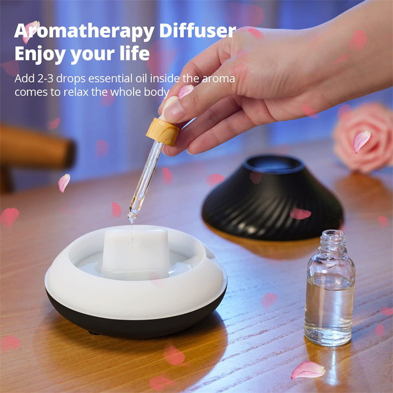 Volcanic Flame Aroma Diffuser With LED Night Light - Once & AGAIN Home Appliance Shop