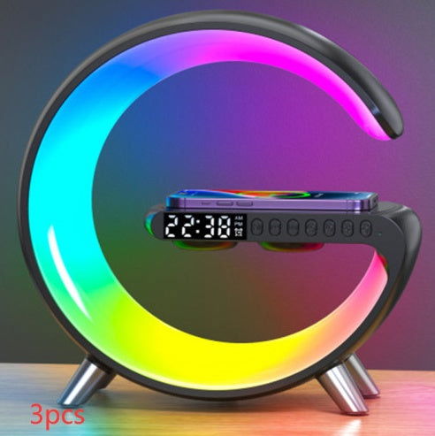 Wireless charging LED lamp with Bluetooth speaker - Once & AGAIN Home Appliance Shop