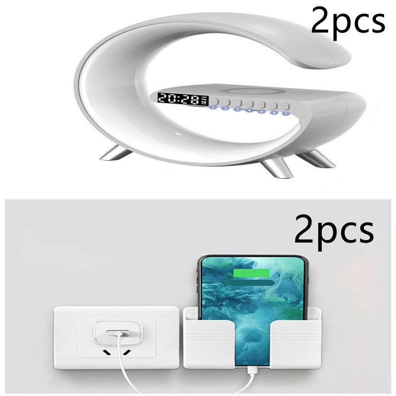 Wireless charging LED lamp with Bluetooth speaker - Once & AGAIN Home Appliance Shop