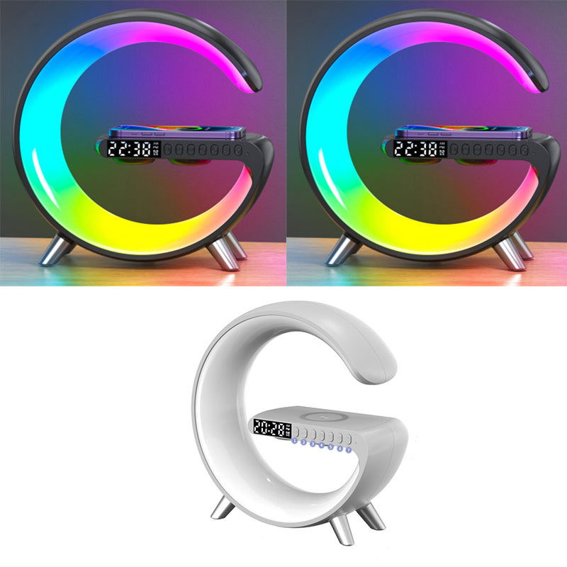 Wireless charging LED lamp with Bluetooth speaker - Once & AGAIN Home Appliance Shop