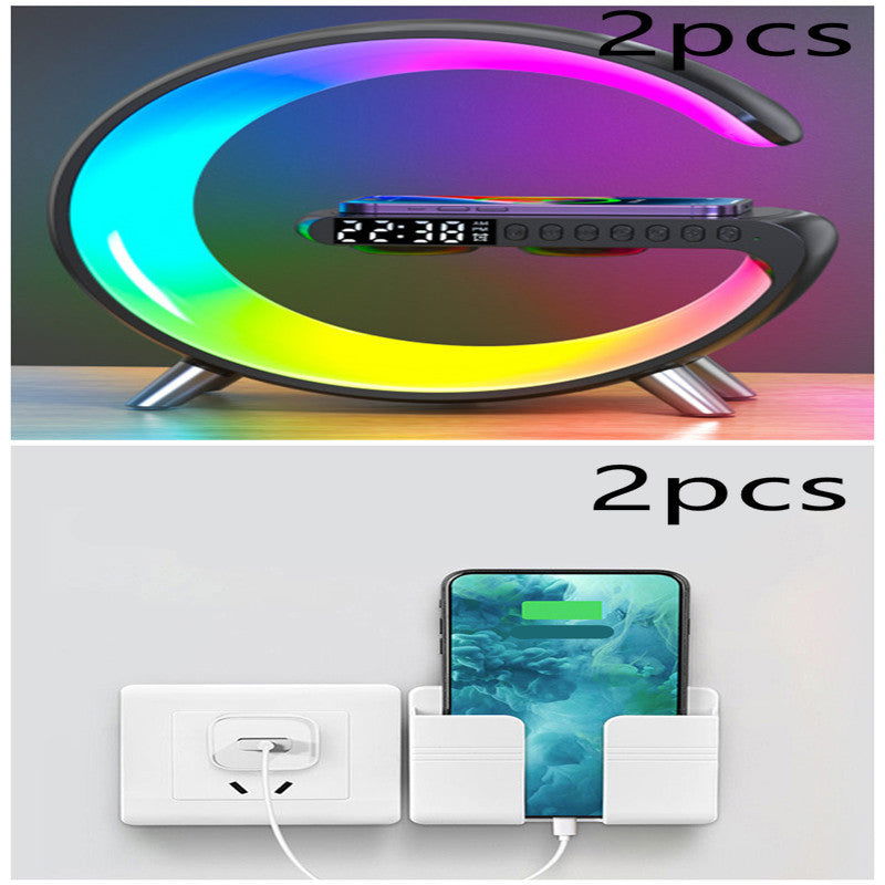 Wireless charging LED lamp with Bluetooth speaker - Once & AGAIN Home Appliance Shop